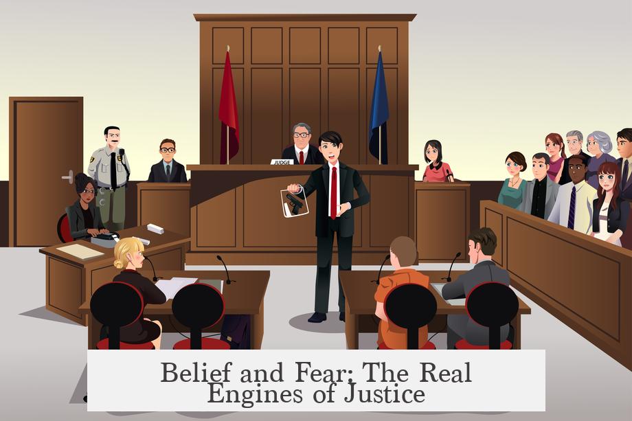 Belief and Fear: The Real Engines of Justice