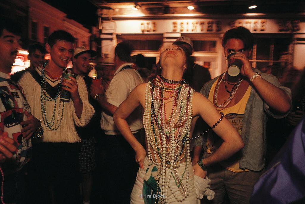 The first recorded instances of sexual exhibitionism during Mardi Gras parades happened near Bourbon and St. Ann streets. Men flashed genitalia from balconies and street corners as a form of dare and showmanship. Women made up only about 25% of participants then, so male exhibitionism was more common.