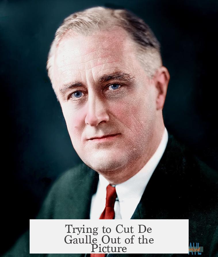 Trying to Cut De Gaulle Out of the Picture