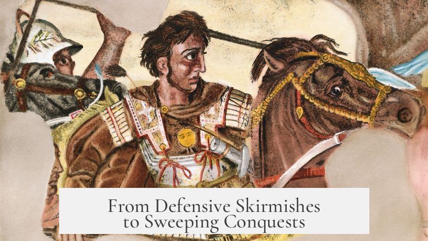 From Defensive Skirmishes to Sweeping Conquests
