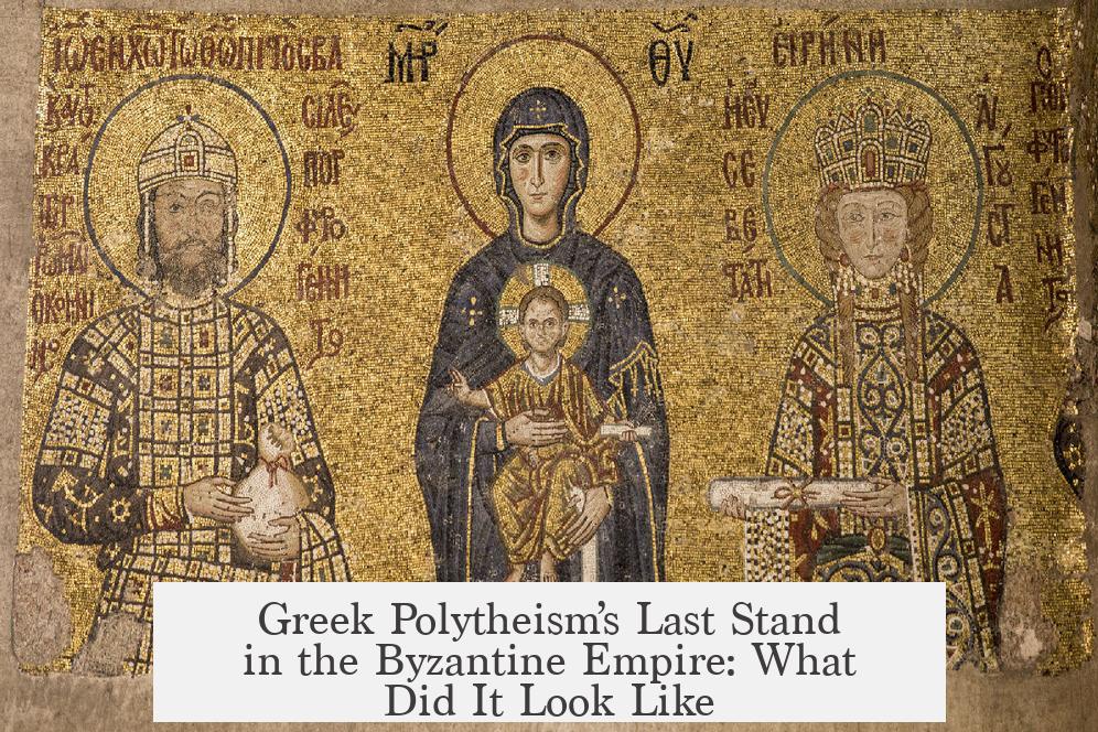 Greek Polytheism’s Last Stand in the Byzantine Empire: What Did It Look Like?