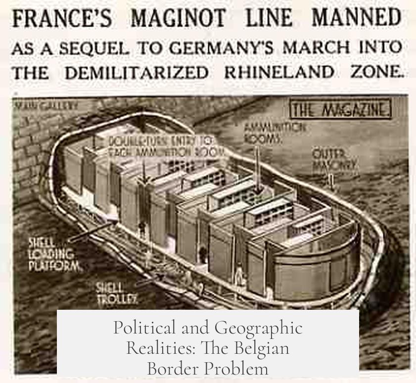 Political and Geographic Realities: The Belgian Border Problem