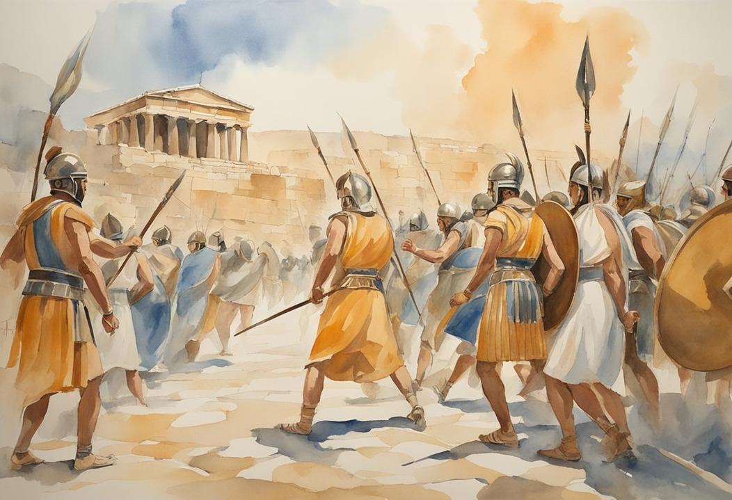 Athens’ advantages over Sparta were significant. It was wealthier and held stronger control over its allies through the Delian League. Its population was comparable in size to Sparta's, but Spartan citizens constituted a smaller fighting force since much of their population were helots, essentially enslaved people. Athens, therefore, had greater resources and a larger pool of manpower, especially for naval power.