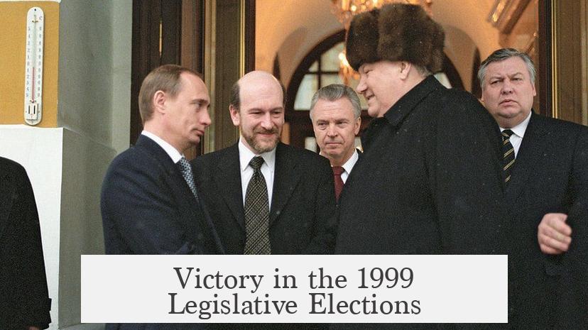 Victory in the 1999 Legislative Elections