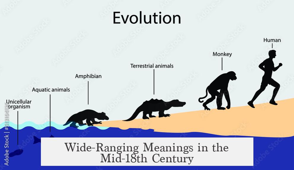 Wide-Ranging Meanings in the Mid-18th Century