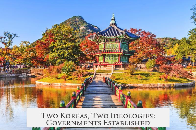 Two Koreas, Two Ideologies: Governments Established