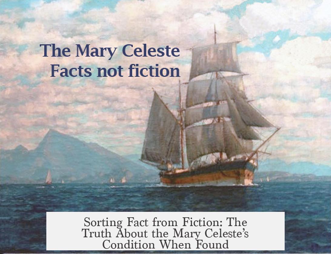 Sorting Fact from Fiction: The Truth About the Mary Celeste’s Condition When Found