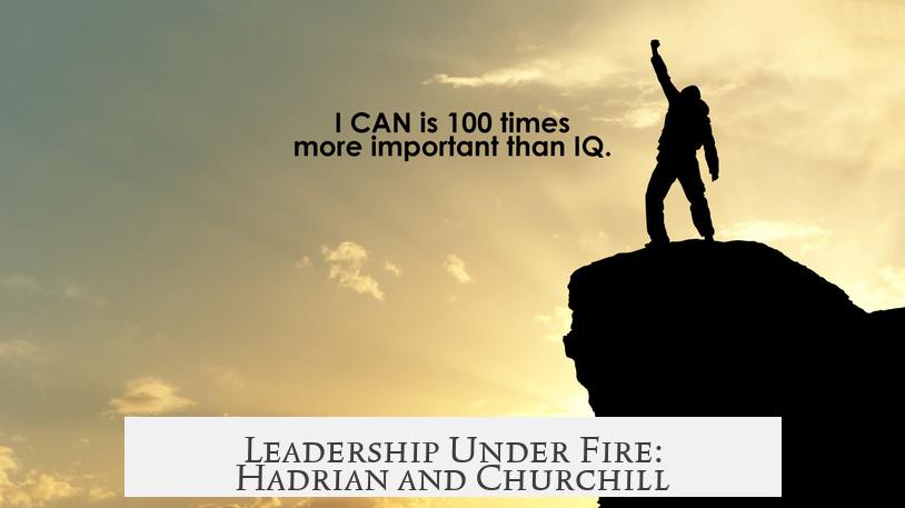 Leadership Under Fire: Hadrian and Churchill