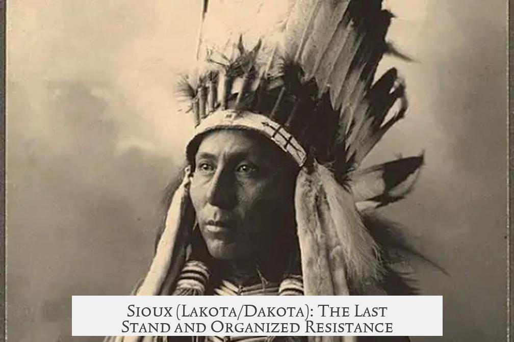 Sioux (Lakota/Dakota): The Last Stand and Organized Resistance