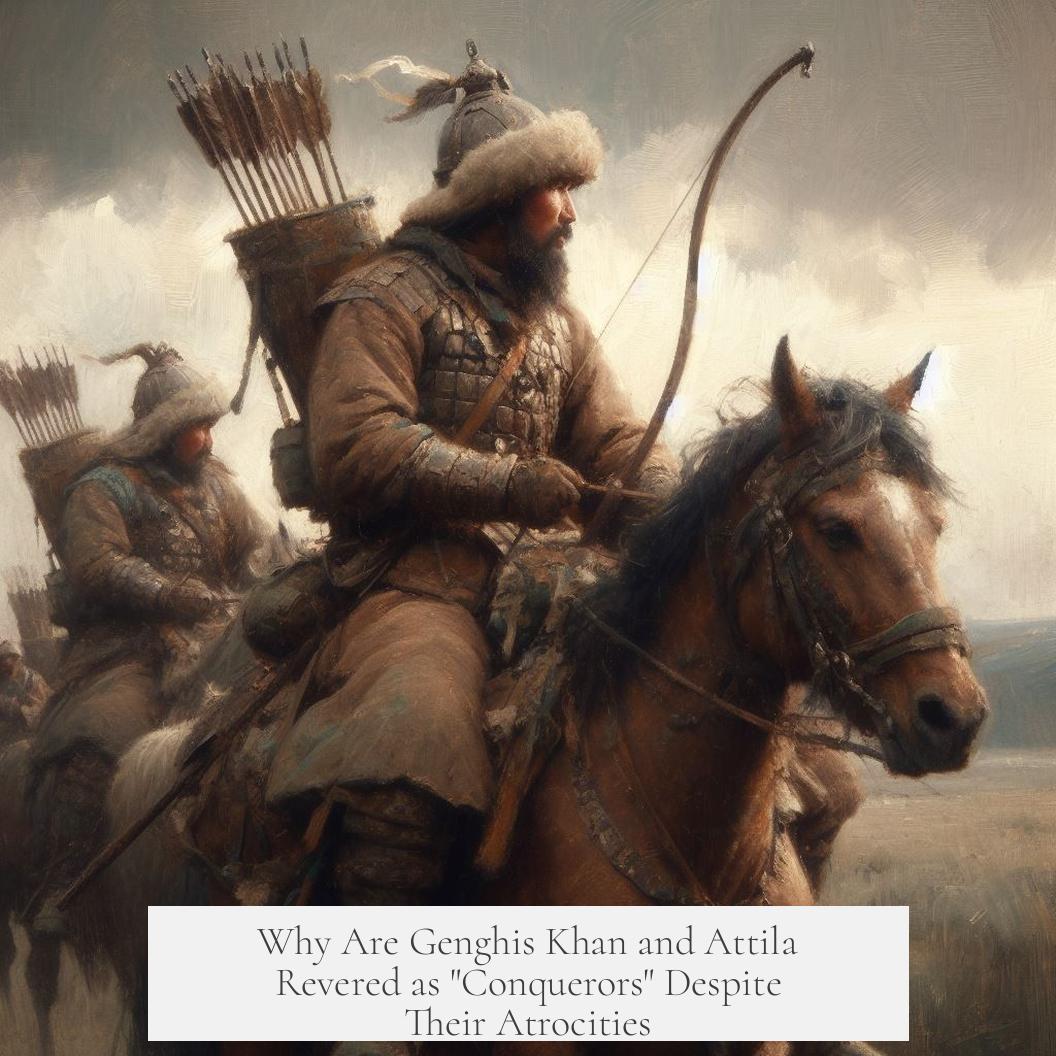 Why Are Genghis Khan and Attila Revered as "Conquerors" Despite Their Atrocities?