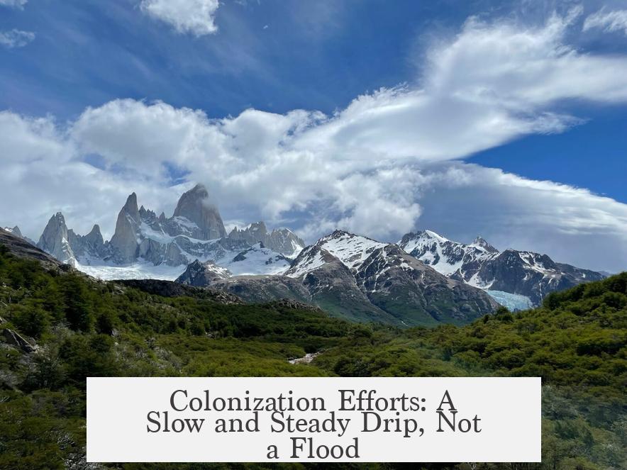 Colonization Efforts: A Slow and Steady Drip, Not a Flood