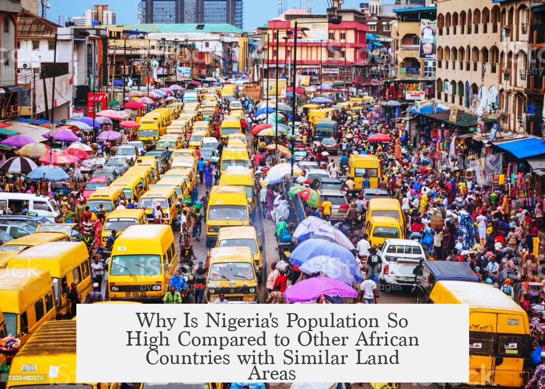Why Is Nigeria's Population So High Compared to Other African Countries with Similar Land Areas?
