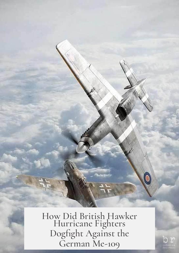 How Did British Hawker Hurricane Fighters Dogfight Against the German Me-109?