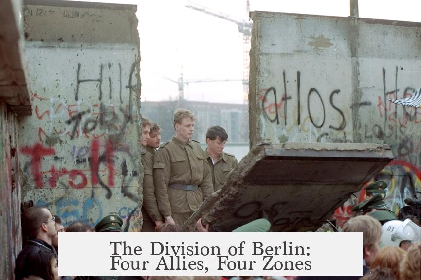The Division of Berlin: Four Allies, Four Zones
