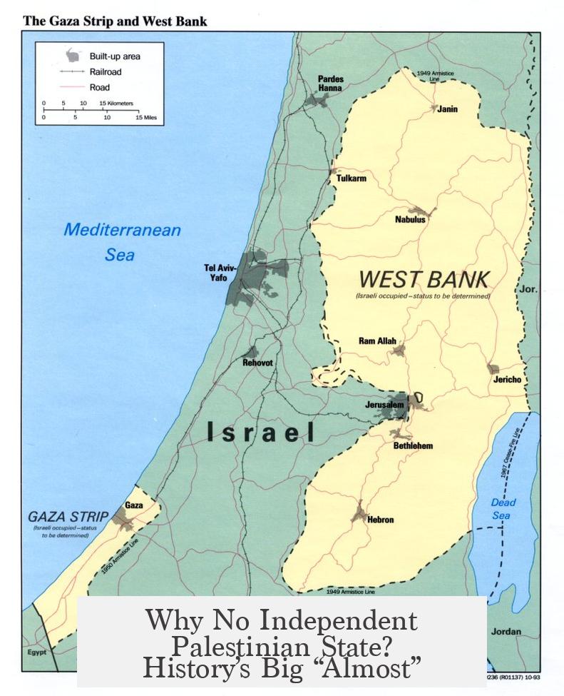 Why No Independent Palestinian State? History’s Big “Almost”