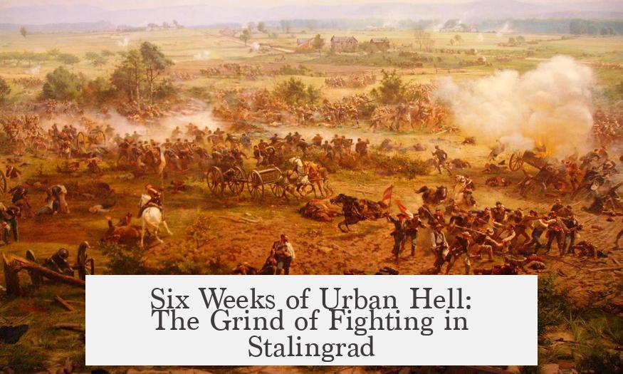 Six Weeks of Urban Hell: The Grind of Fighting in Stalingrad