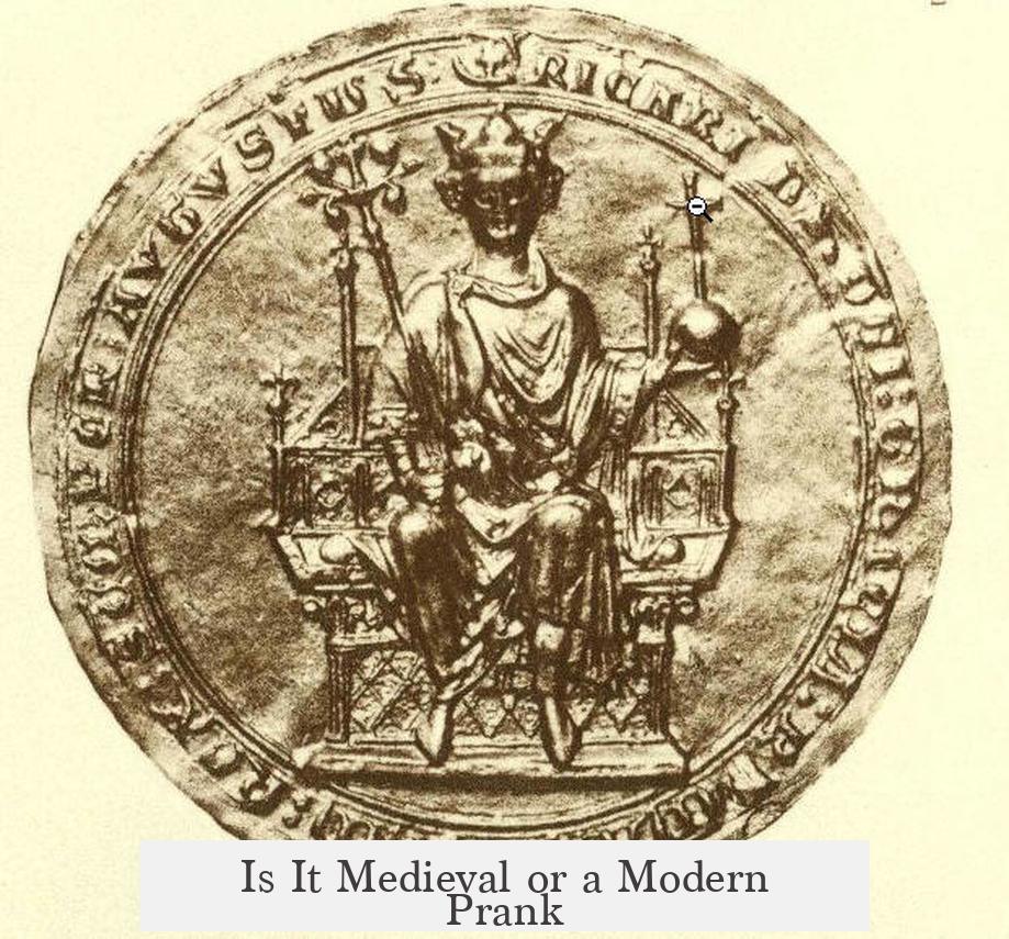 Is It Medieval or a Modern Prank?