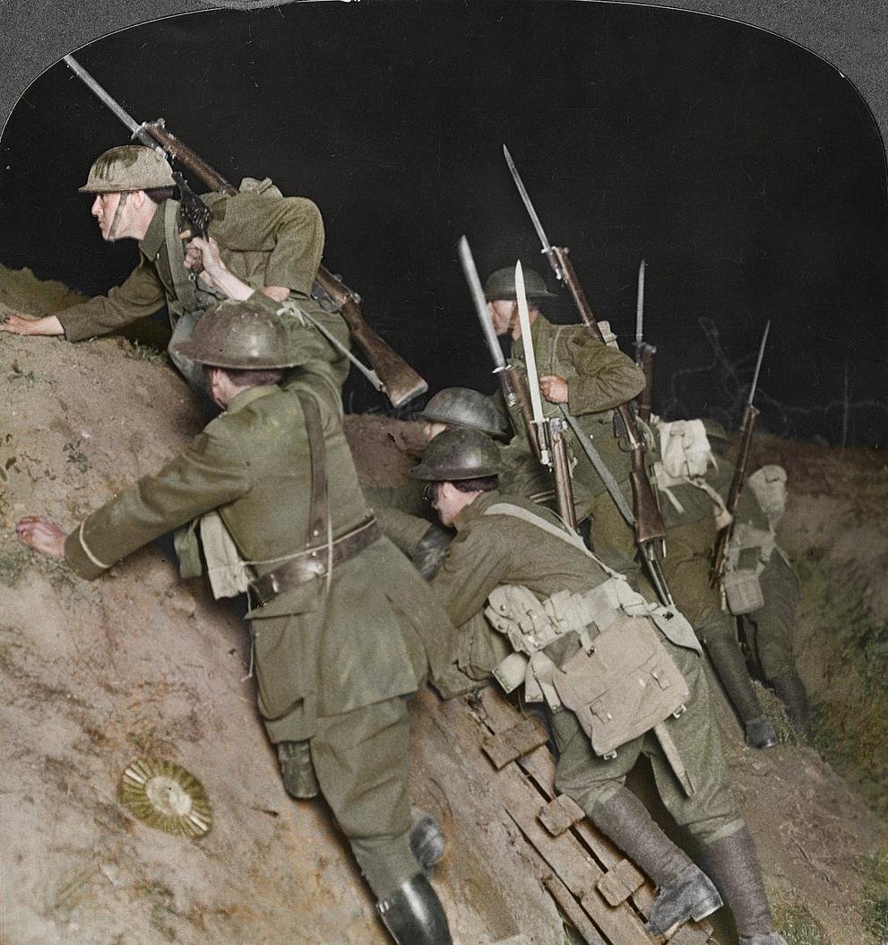Total casualties (Allies + Germans) = 293,000.Ground gained = 9,700 metres. Men dead per metre gained = 293,000 ÷ 9,700 ≈ 30.2 men.