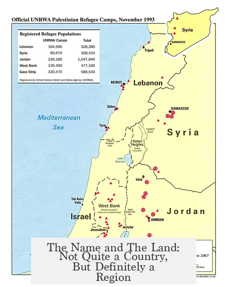 The Name and The Land: Not Quite a Country, But Definitely a Region