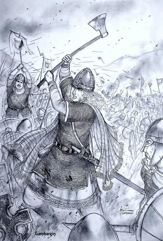 Medieval Irish warriors and knights had distinct appearances based on their roles, social status, and equipment.Irish nobles typically fought as light horsemen wearing minimal armor. They rode with little tack or saddlery, including forgoing stirrups, and mainly wielded javelins. This setup suited swift raids and pursuits across rough terrain.