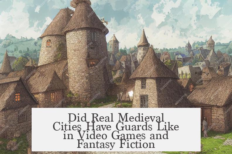 Did Real Medieval Cities Have Guards Like in Video Games and Fantasy Fiction?