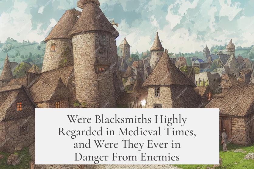 Were Blacksmiths Highly Regarded in Medieval Times, and Were They Ever in Danger From Enemies?