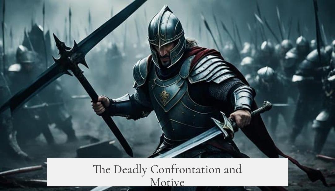 The Deadly Confrontation and Motive