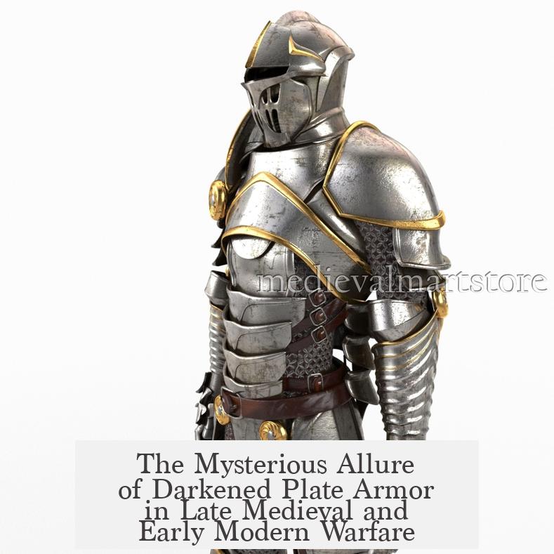 The Mysterious Allure of Darkened Plate Armor in Late Medieval and Early Modern Warfare