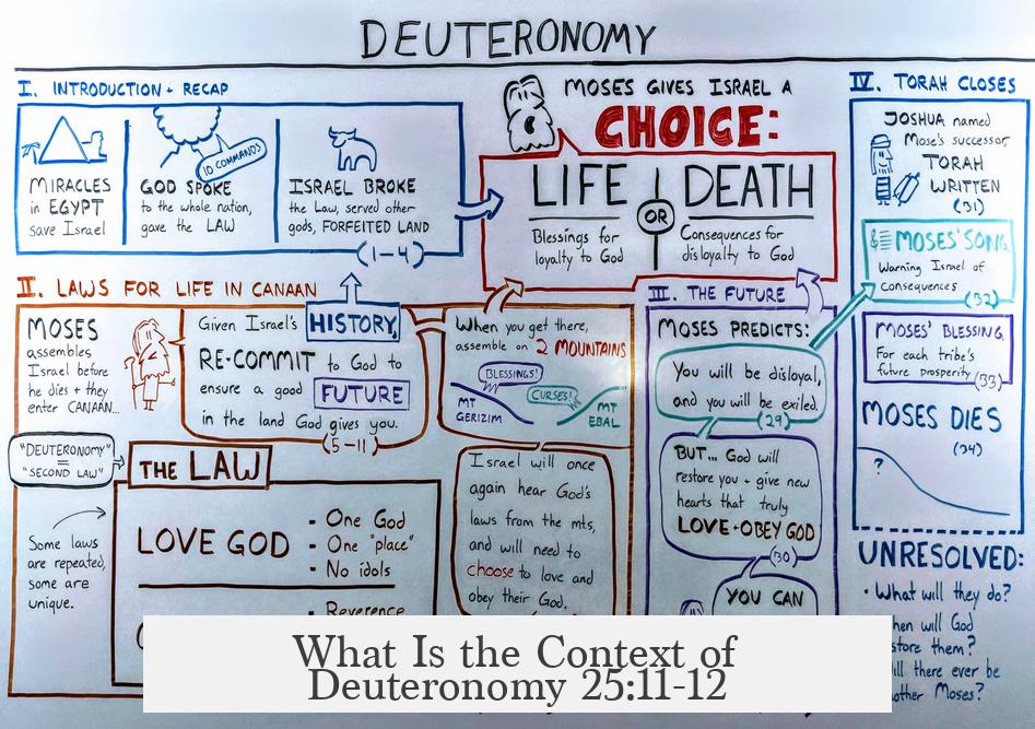 What Is the Context of Deuteronomy 25:11-12?