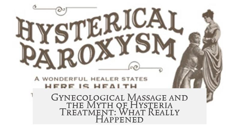Gynecological Massage and the Myth of Hysteria Treatment: What Really Happened?
