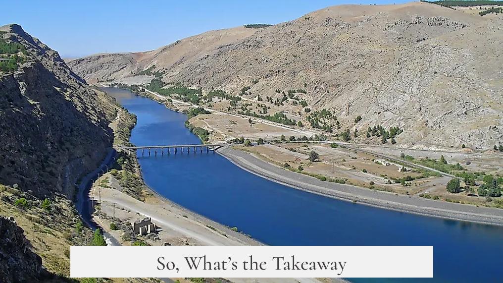 So, What’s the Takeaway?