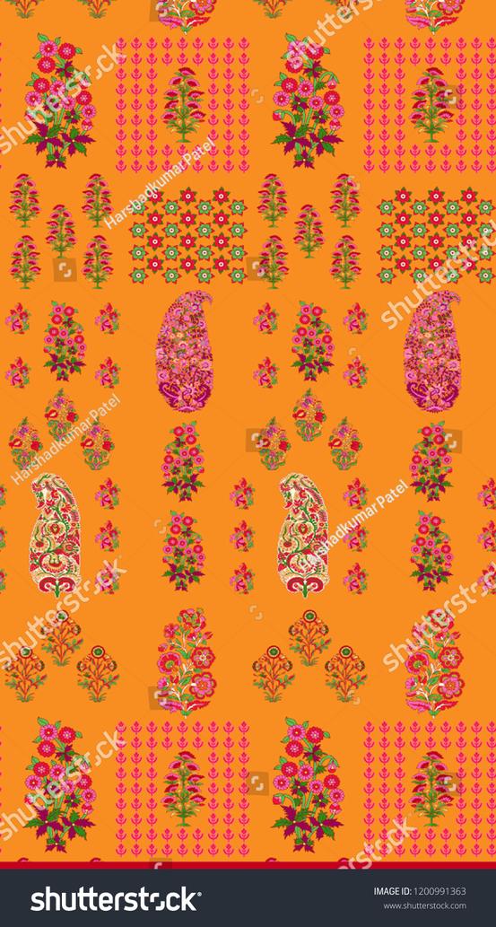 Thebotehnarrowed in shape, developed an exaggerated lean, and acquired a more sophisticated swirl at the top. Some 18th and 19th century examples hint at plain, straight motifs, but by the 1840s, the design was almost unrecognizable as a botanical form. Instead, paisley had become a curvy, decontextualized shape — no longer a plant, but a decorative flourish livening up shawls and fabrics.
