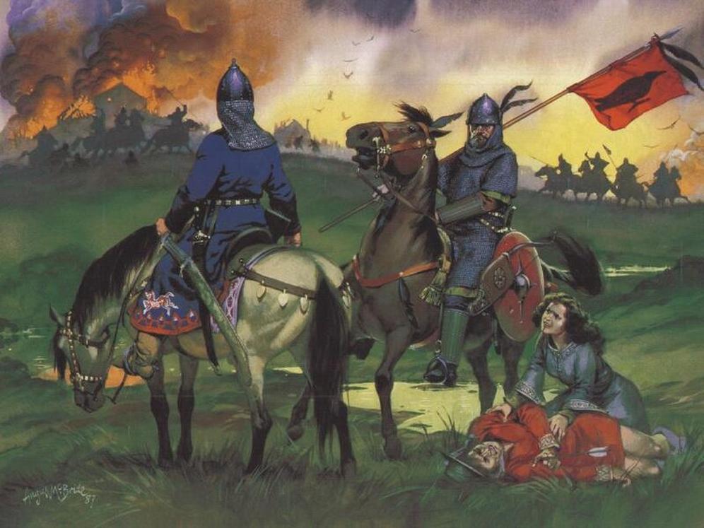 The Magyar group consisted of seven main tribes. During their departure from Levedia, they were joined by three rebel Khazar tribes, known as the Kabars. Little detailed information exists about the Magyars’ life before their leader Álmos led the migration from Levedia.