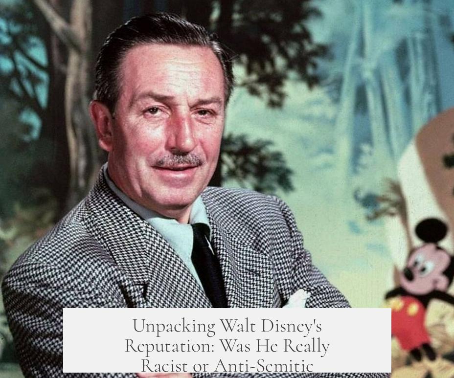 Unpacking Walt Disney's Reputation: Was He Really Racist or Anti-Semitic?