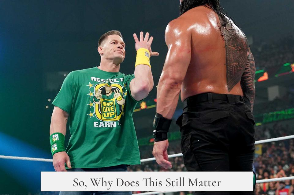 So, Why Does This Still Matter?