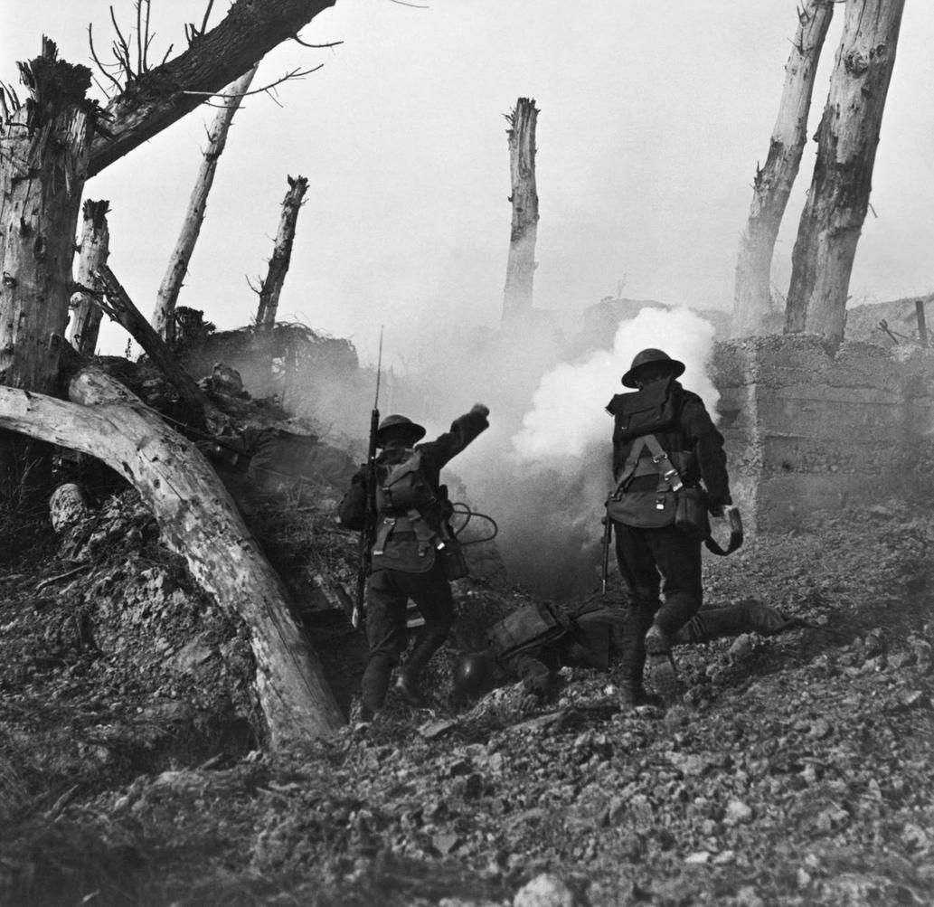 The period known as the Race to the Sea followed, with both sides continuously digging and extending trench lines to outflank one another, pushing their networks toward the Atlantic. These trenches ran parallel, often between 100 and several thousand yards apart, connected with secondary and tertiary lines, and linked by communication trenches. Trenches were zig-zagged to limit the range of shell splinters and included firing steps, sandbag walls, dugouts for shelter, and concrete pillboxes later in the war. Defensive networks also incorporated natural and man-made structures such as town ruins and woods.