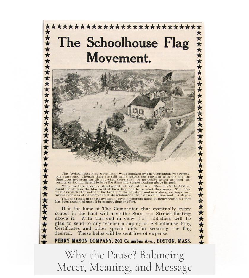 Why the Pause? Balancing Meter, Meaning, and Message