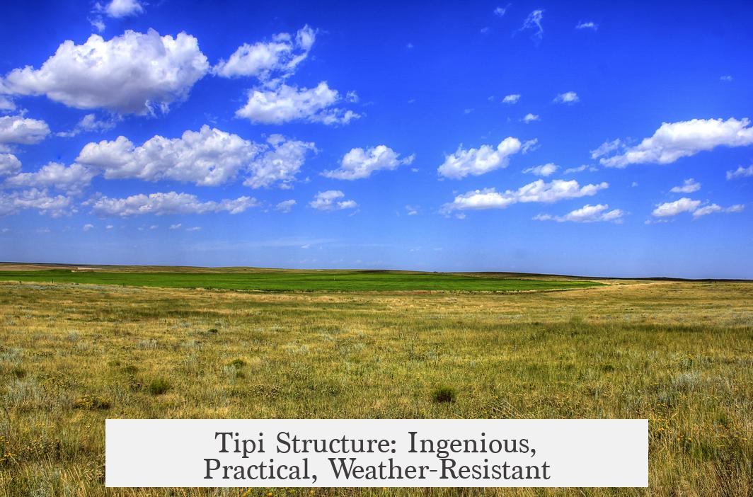 Tipi Structure: Ingenious, Practical, Weather-Resistant