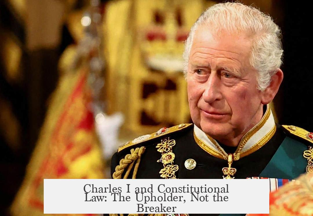 Charles I and Constitutional Law: The Upholder, Not the Breaker?
