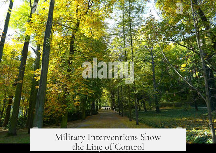 Military Interventions Show the Line of Control
