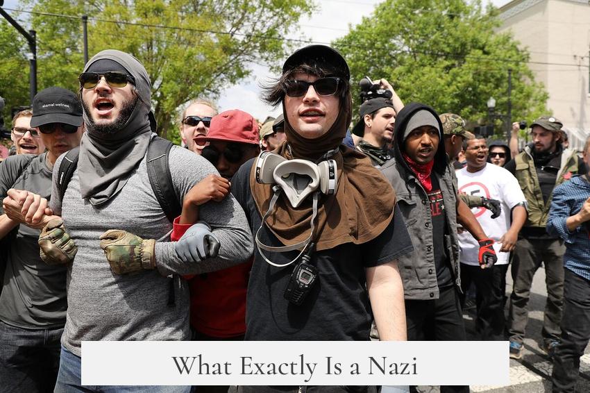 What Exactly Is a Nazi?