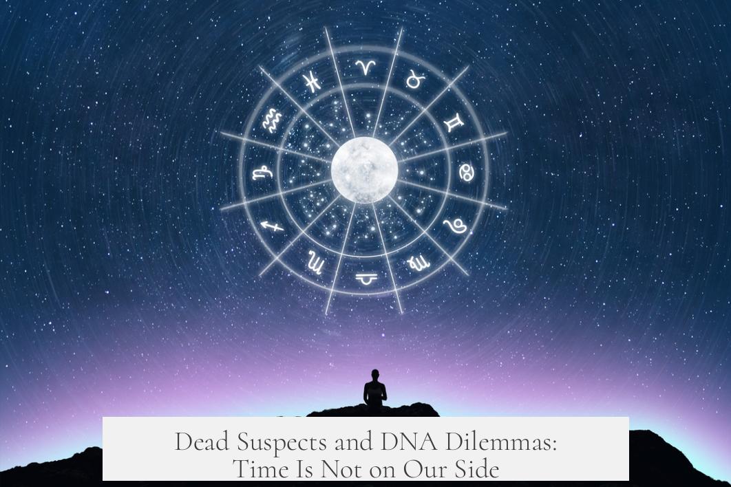 Dead Suspects and DNA Dilemmas: Time Is Not on Our Side