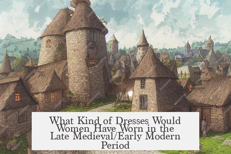 What Kind of Dresses Would Women Have Worn in the Late Medieval/Early Modern Period?