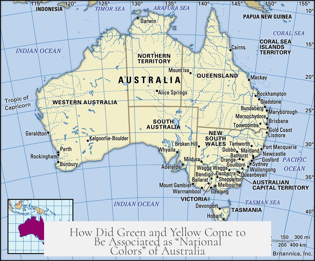 How Did Green and Yellow Come to Be Associated as “National Colors” of Australia?