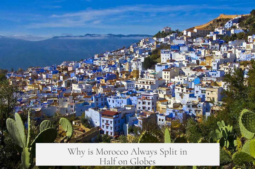 Why is Morocco Always Split in Half on Globes?