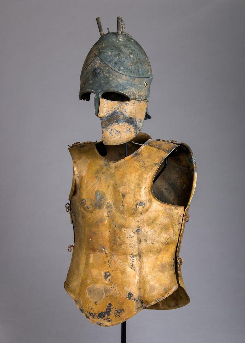 Have we recovered any armor from the Ancient Roman Empire?