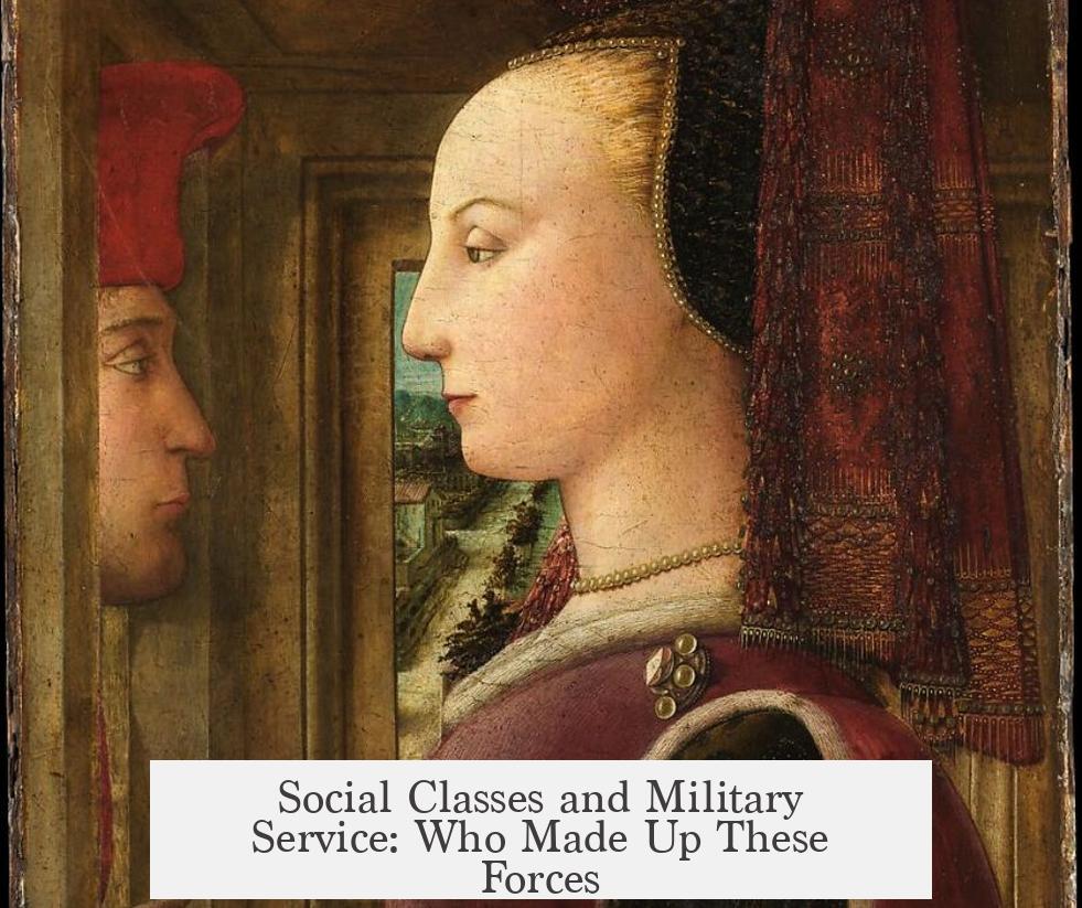 Social Classes and Military Service: Who Made Up These Forces?