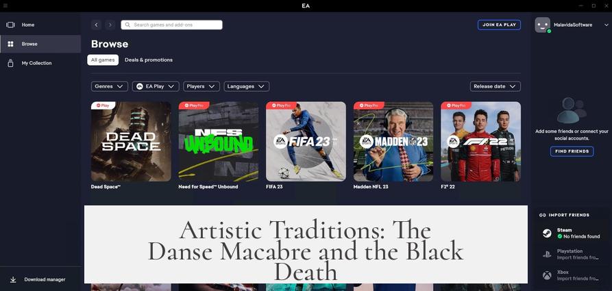 Artistic Traditions: The Danse Macabre and the Black Death