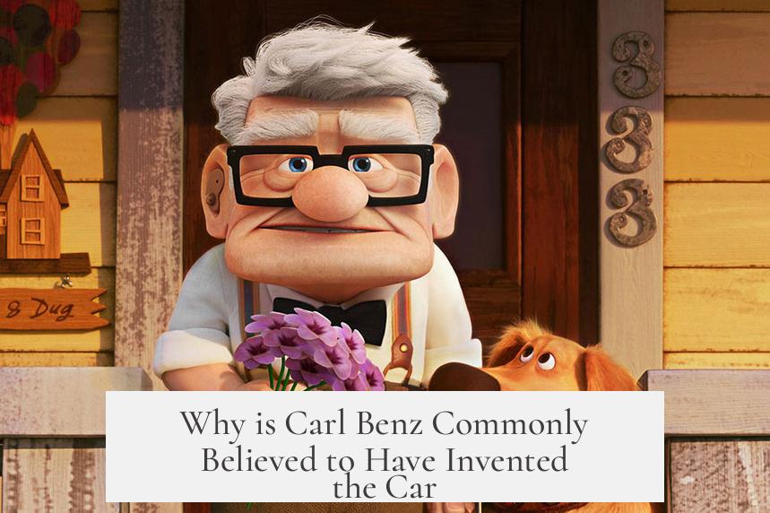 Why is Carl Benz Commonly Believed to Have Invented the Car?