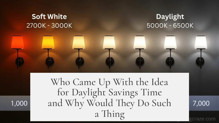Who Came Up With the Idea for Daylight Savings Time and Why Would They Do Such a Thing?